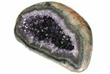 Wide, Purple Amethyst Geode - Uruguay #128076-2